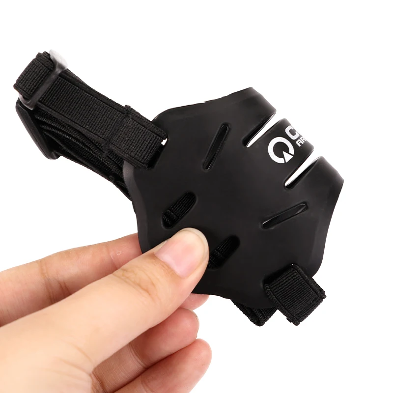 Correas elásticas ajustables Protector de brazo de goma Protector de brazo para diestros y zurdos protectores de brazo de tiro con arco recurvo compuesto Universal - imagen 5