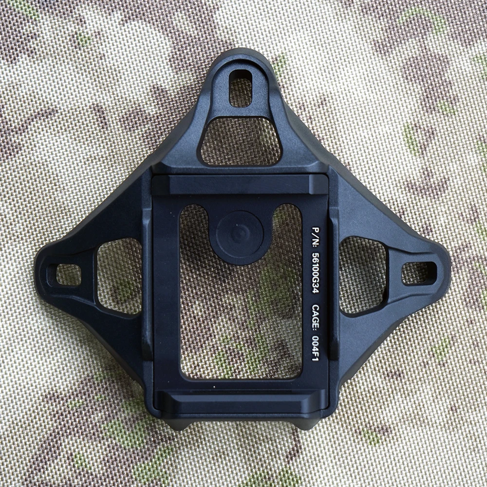 Cubierta de montaje NVG de esqueleto táctico de 3 agujeros, Compatible con casco ACH/MICH/ops-core Fast/Crye AirFrame con marcas originales - imagen 5