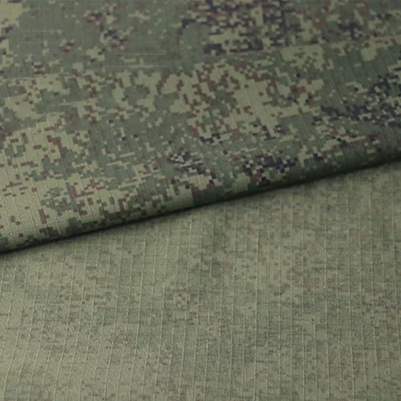 Tela de camuflaje EMR ruso, tela de material de poliéster y algodón a cuadros, 1,5x1m - imagen 3