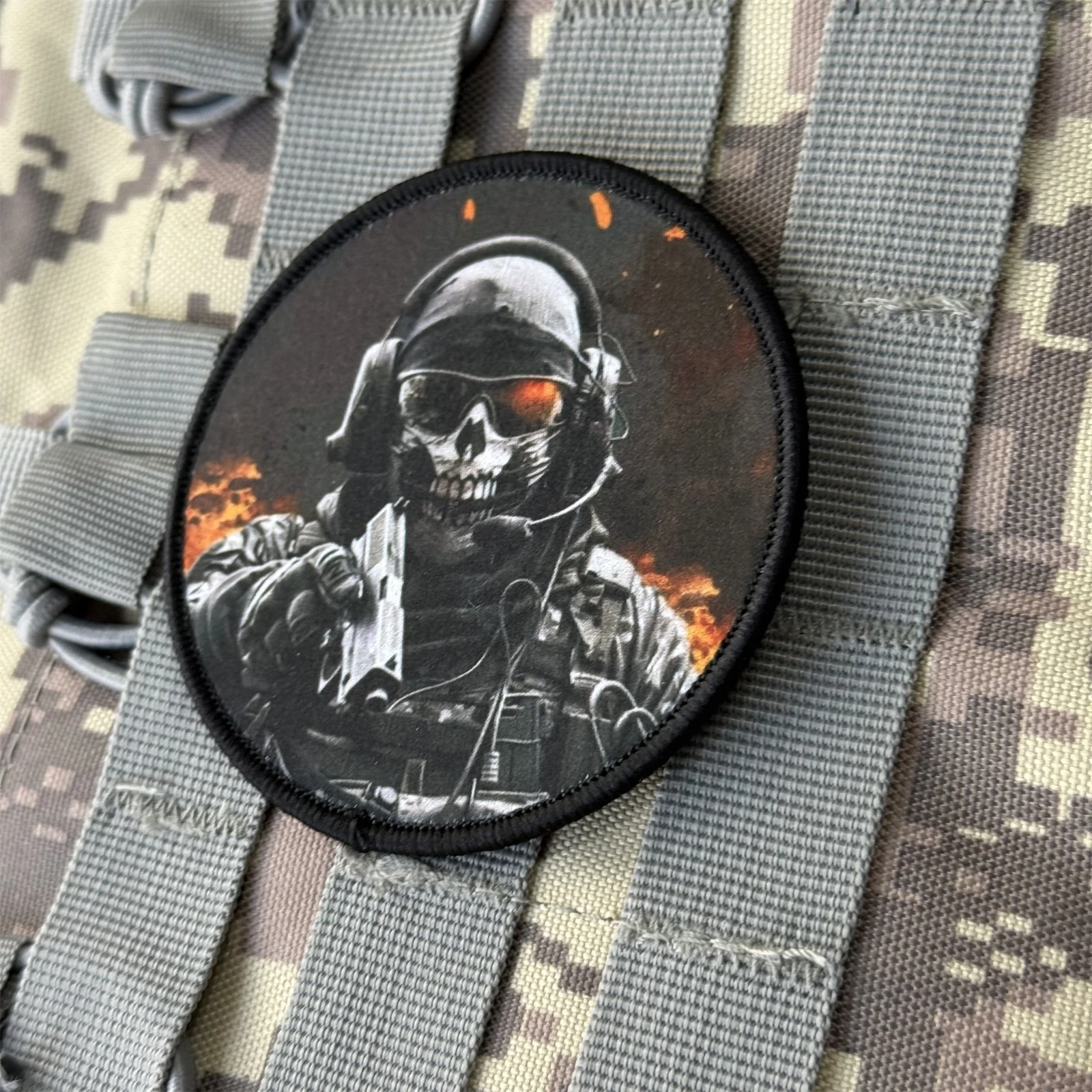 Parche de insignia de moral de soldado táctico ruso, parche de insignia de moral impreso, parches militares de gancho para ropa, pegatinas para mochila - imagen 3