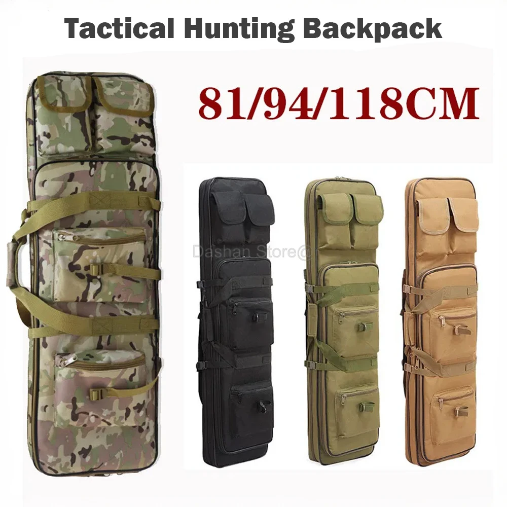 Bolsa táctica para pistola de 115cm, funda para Rifle, mochila, carabina de francotirador, tiro Airsoft, bolsos de hombro para accesorios de caza - imagen 2