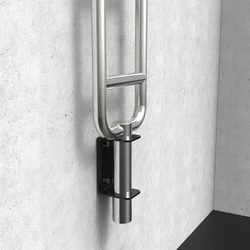 Soporte de barra olímpica de pared para entrenamiento en casa