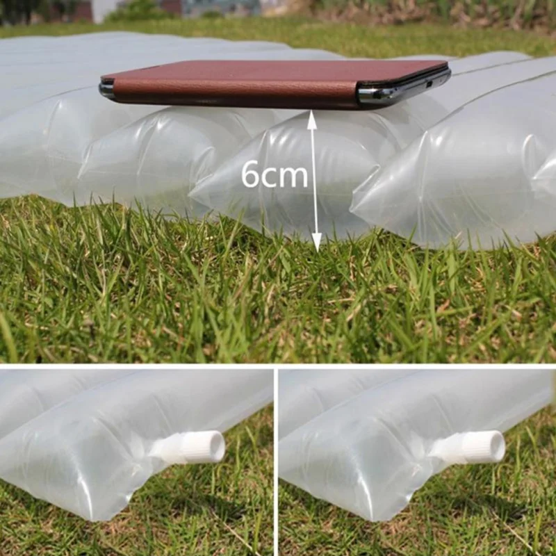 Colchoneta inflable para exteriores, cómoda colchoneta ultraligera a prueba de humedad, almohadilla para dormir, cojín portátil - imagen 4