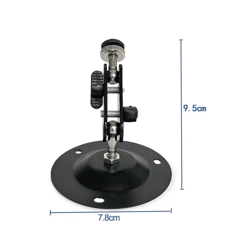 Soporte negro en montaje exterior