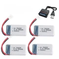 4pcs with Charger