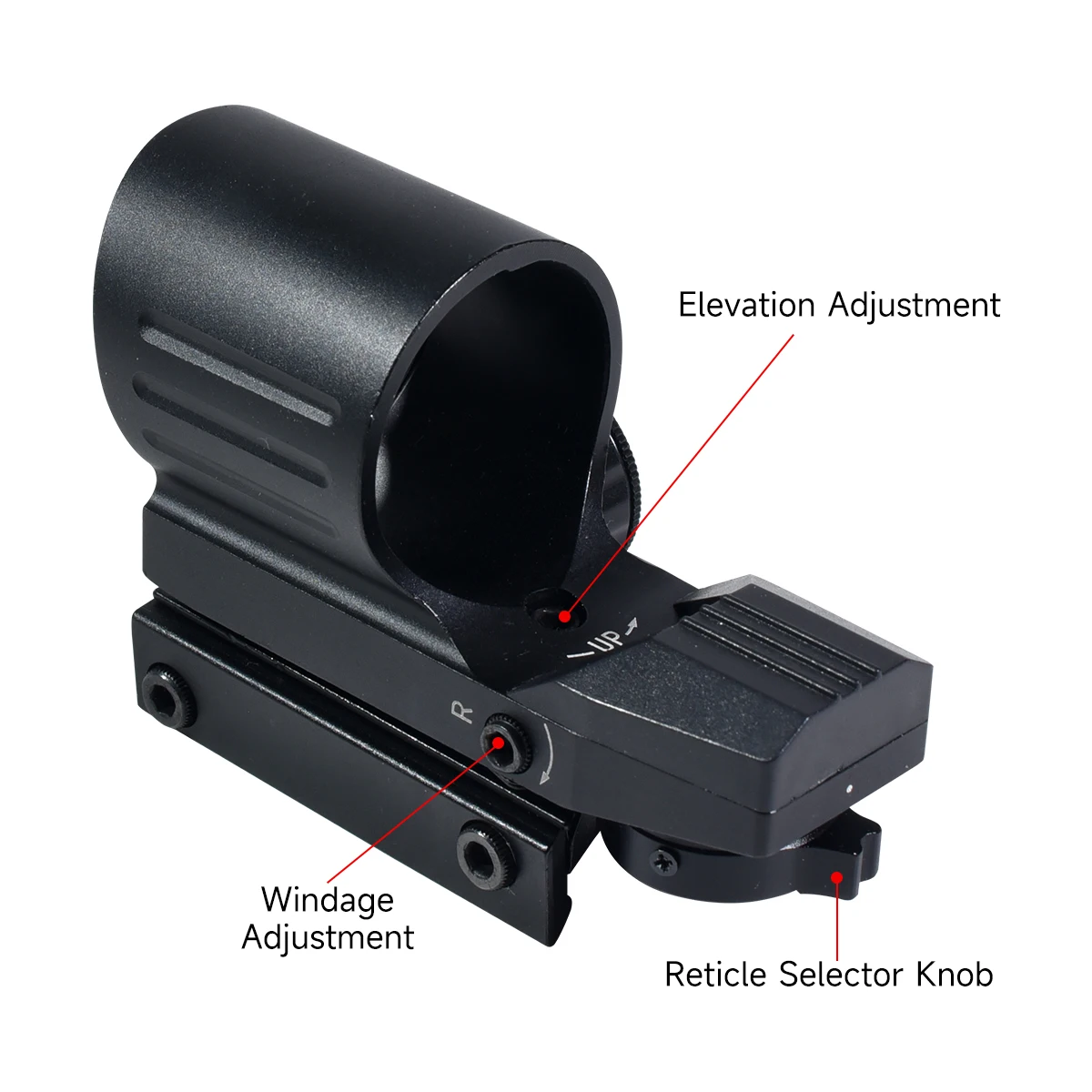 HD111 Red Dot Sight Reflex Reflex 4 retícula Rifle alcance colimador Gl * cck holográfico caza alcance Airsoft óptica vista - imagen 5