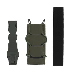 Bolsa táctica V2 de 9mm para pistola, tipo Tigre MOLLE, tiro rápido para caza, bolsa para revistas Airsoft, cinturón de combate ajustable