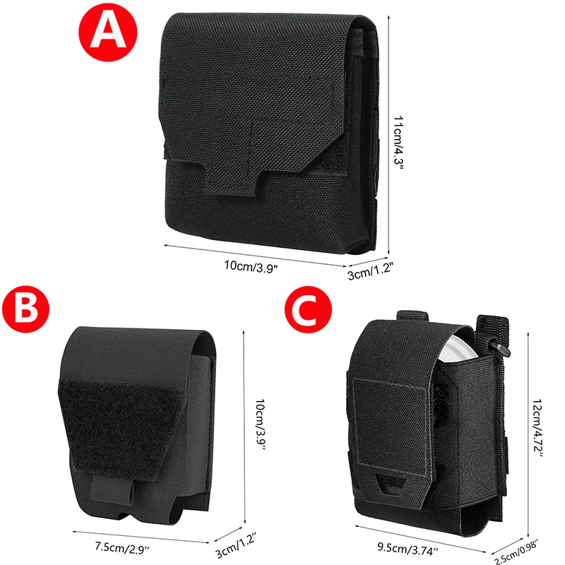 Bolsa para esposas Molle, funda rígida con soporte para grilletes, funda Universal para esposas de liberación rápida, funda para puños de cadena estándar, bolsa para cinturón - imagen 5