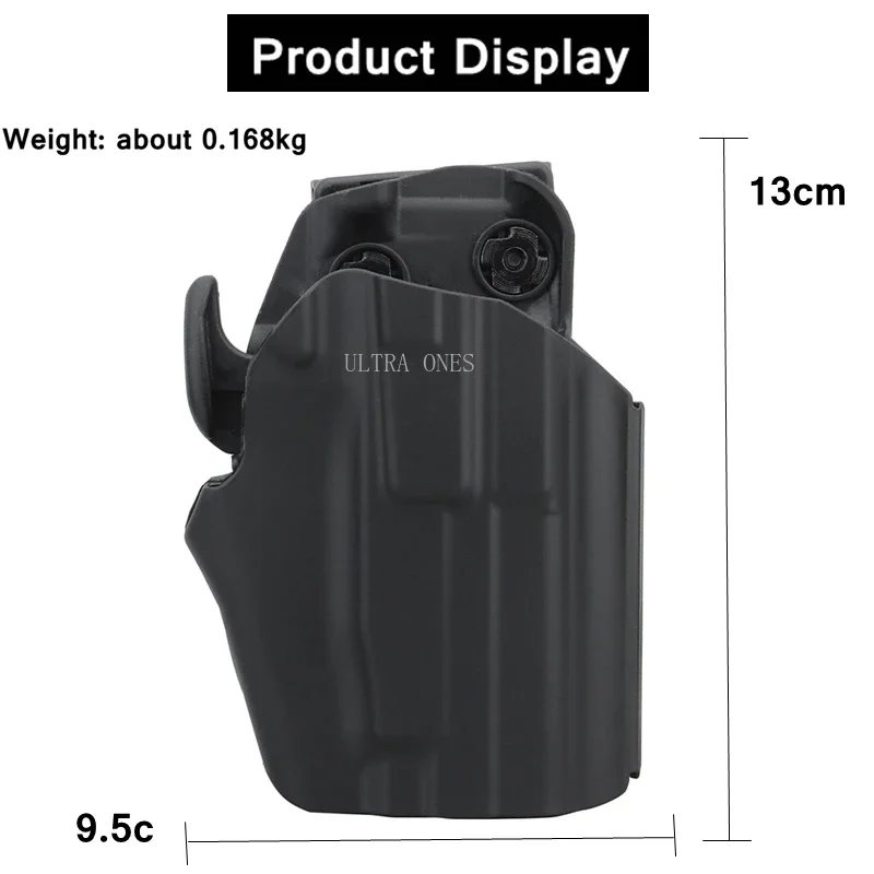 Funda táctica para pistola GLOCK 26 27 30 30S 33 39 H & K WALTHER S & W, fundas de caza para tiro a mano derecha, funda de transporte para pistolas - imagen 3