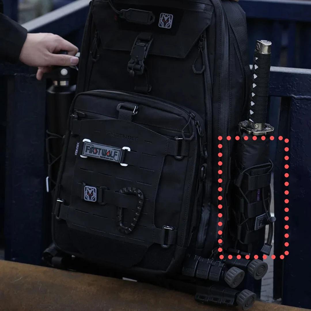 Paquete de botella de agua táctica Molle, paquete XPAC Sub, cubierta de hervidor extendida para exteriores - imagen 3