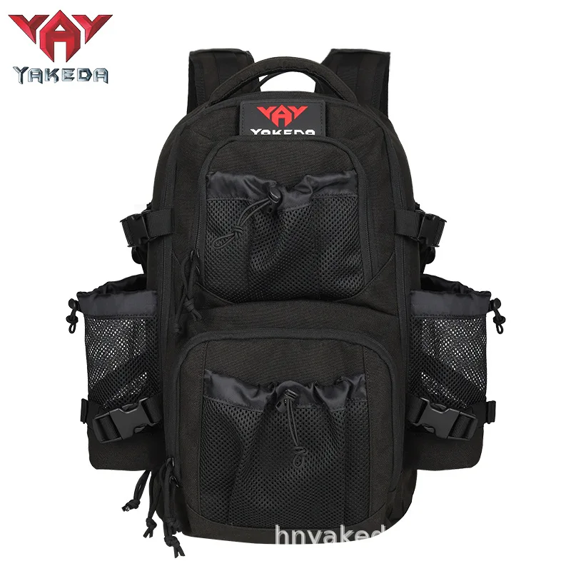 YAKEDA-mochila táctica impermeable para hombre, de nailon 1000D morral, para exteriores, Camping, caza, MOLLE - imagen 2