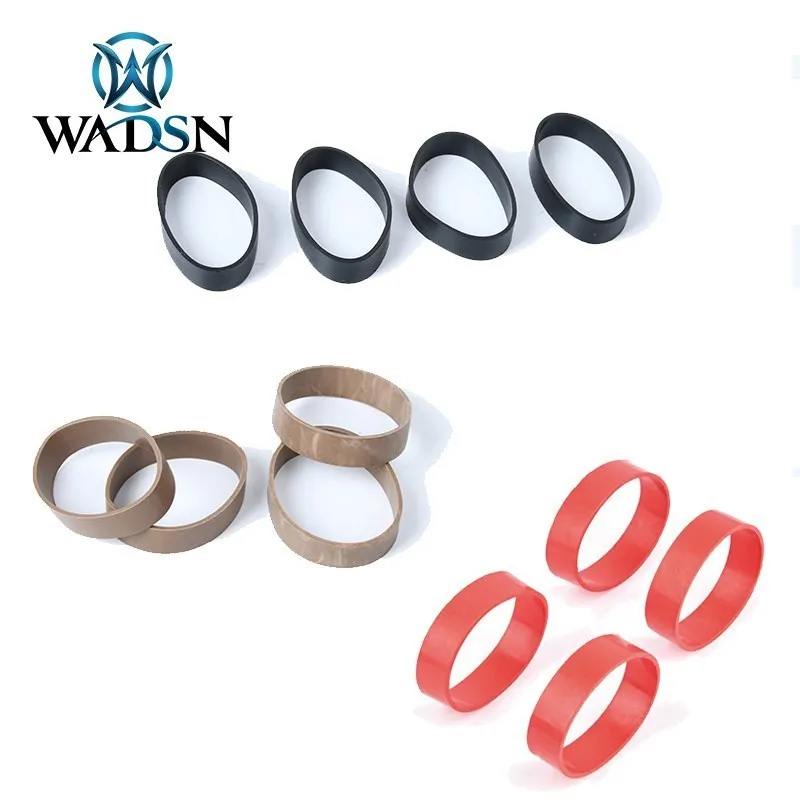 WADSN-Anillo de goma elástica de alta resistencia para caza, banda de rifle táctica para DBAL A2 PEQ15 NGAL, linterna, mira láser - imagen 2