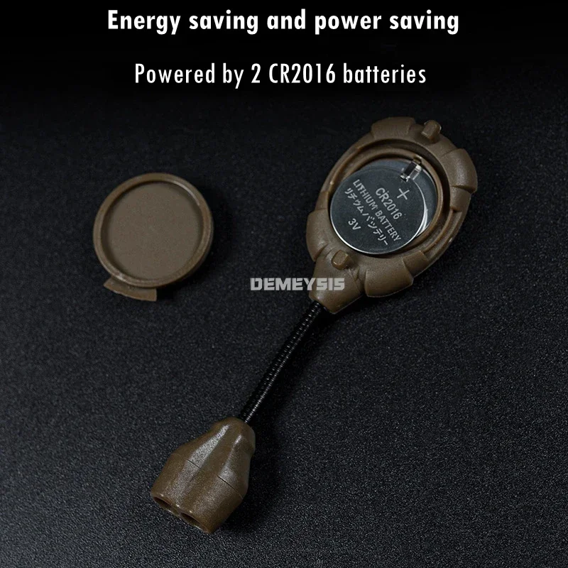 Casco táctico interruptor de luz sistema de iluminación Personal lámpara de carga caza al aire libre tiro cascos de juego de guerra 3 modos lámpara láser IR - imagen 5