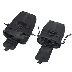 Bolsa táctica Molle para recuperación, bolsa de reciclaje con cordón para revistas, equipo de caza, riñonera plegable, accesorios