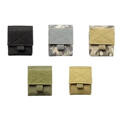 Bolsa de equipo de herramientas pequeña EDC multifuncional, bolsa pequeña táctica Molle, bolsa para cinturón a tope de cigarrillos, bolsa de almacenamiento de caza