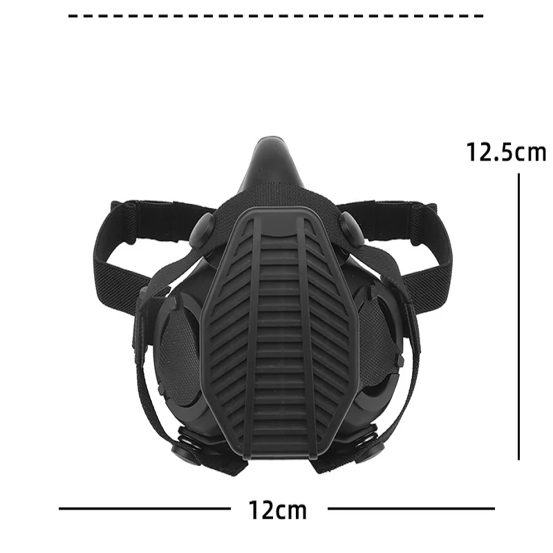 Máscara antipolvo táctica respirador media cara Anti Construcción Industrial polvo seguridad filtro de Gas cubierta de algodón - imagen 5