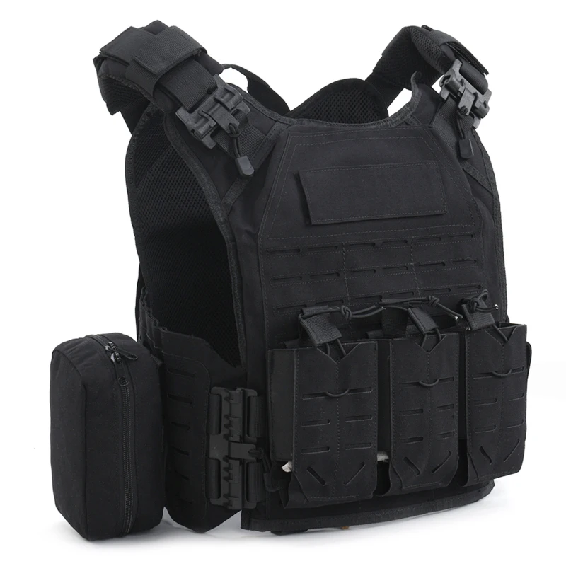 Mochila táctica para deportes al aire libre para hombres, multiajuste, caza, Camping, senderismo, chaleco Molle con gancho y bucle, bolsa de entrenamiento de viaje - imagen 5