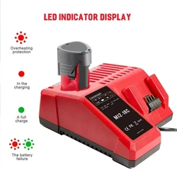 Milwaukee M18 cargador multivoltaje para baterías 14,4V y 18V