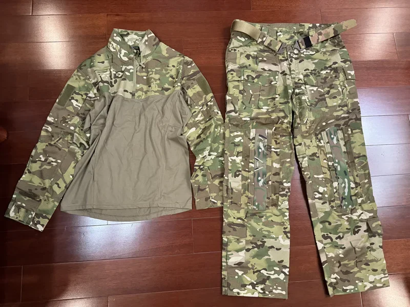 Traje táctico de rana de tres piezas para adiestramiento al aire libre, chaqueta y pantalones de camuflaje ruso EMR ATFG, traje resistente al desgaste para combate y caza - imagen 5