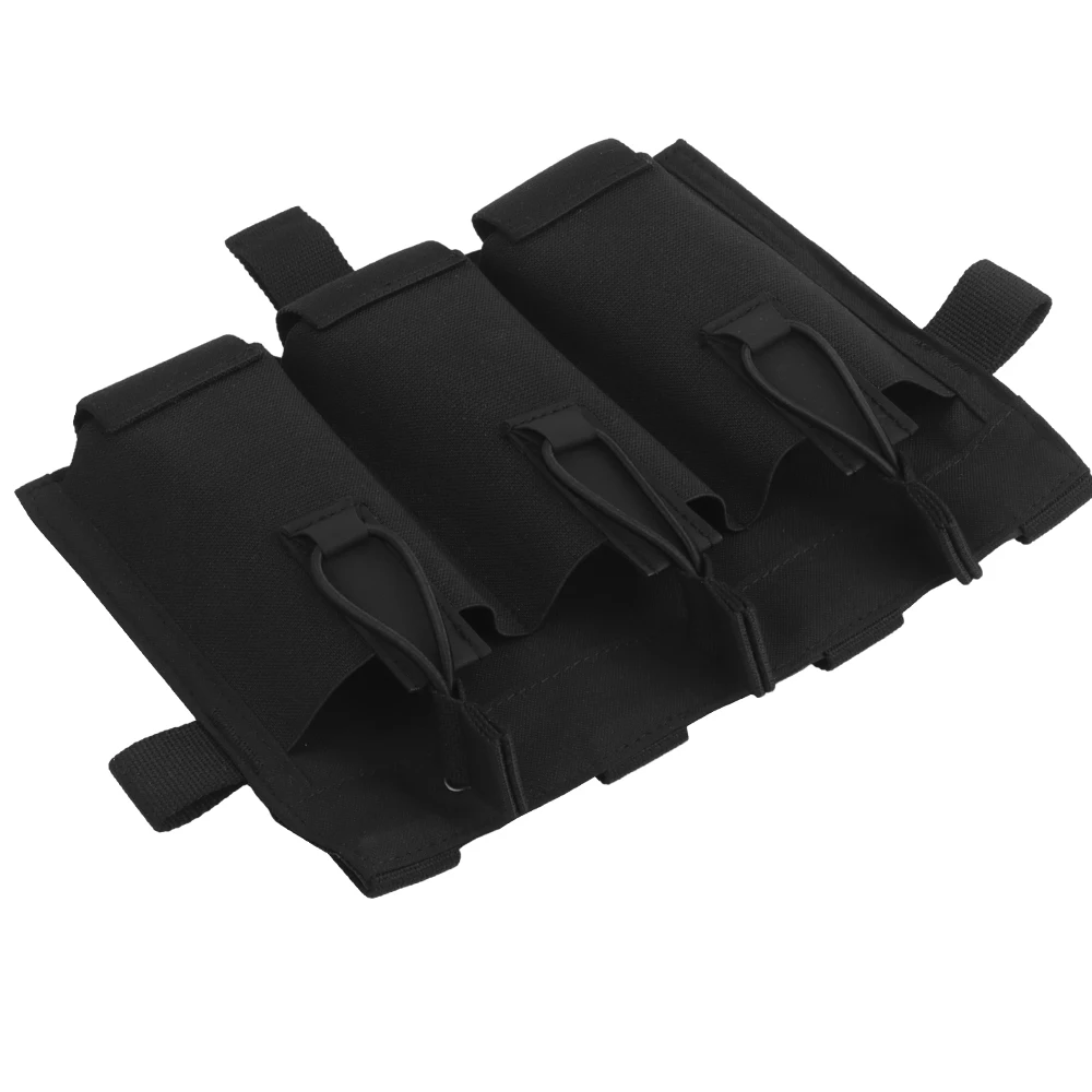 Revista M4 5,56 Triple chaleco elástico extraíble con cordón Panel frontal accesorios de chaleco de caza - imagen 5