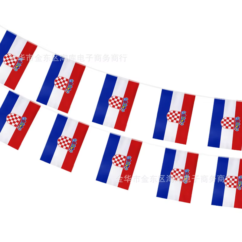 Banderín táctico Croacia para decoración en festivales - imagen 2