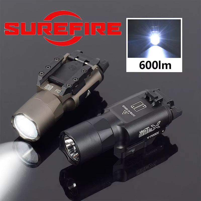 SureFire X300U linterna táctica con láser de punto rojo para pistola - imagen 5
