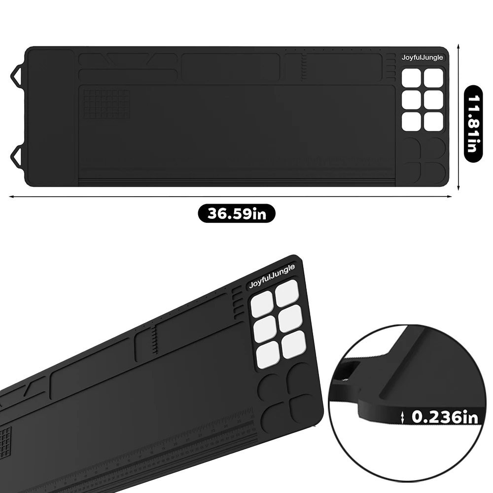 Estera de limpieza de pistola, cepillo de cuerda, almohadilla de algodón, Kit de hisopo, estera de mantenimiento de pistola con puntos magnéticos, herramienta de limpieza de estera de reparación de pistola de Rifle - imagen 5