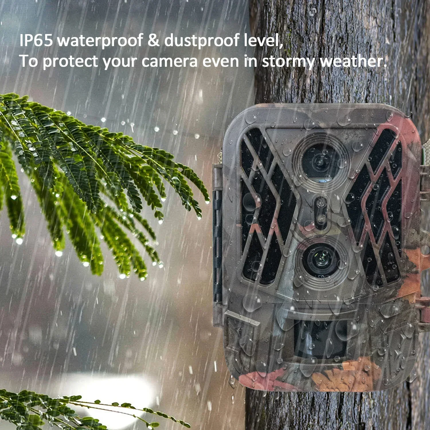 HC-950PRO Cámara de caza de vida silvestre con vista al vivo celular 4G LTE de doble lente 4K cámara de caza de vida silvestre impermeable infrarroja - imagen 4