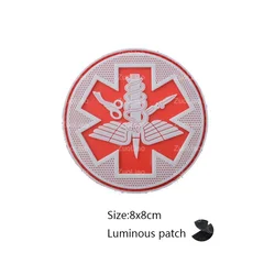 Parche sanguíneo táctico 3D reflectante – Identificación emergencia