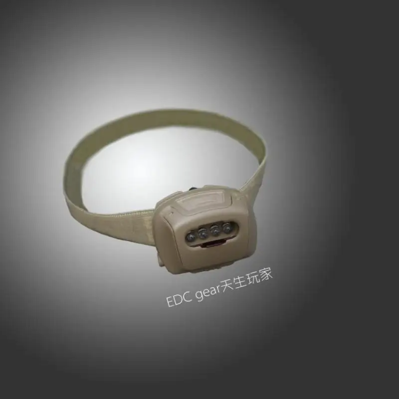 Faro táctico multiusos para exteriores, lámpara LED para casco, 70 lúmenes, 3 engranajes, accesorios ajustables para Airsoft, Paintball civil, modelo B - imagen 3