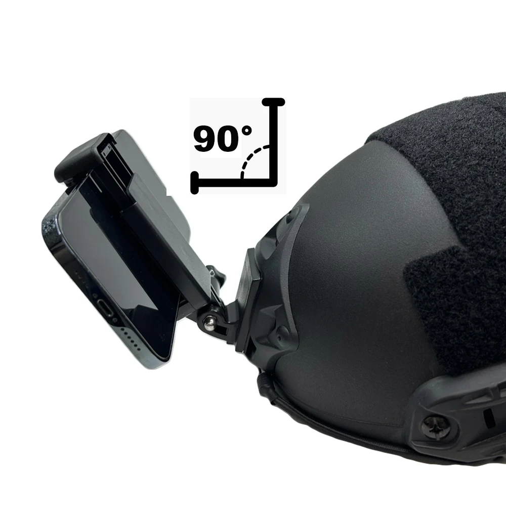 Adaptador de Base de montaje para casco de teléfono táctico, soporte de montaje GoPro para casco, adecuado para accesorios de casco FAST/MICH/NVG - imagen 3