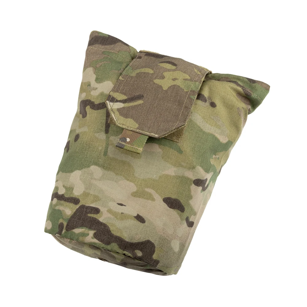 Bolsa de basura táctica militar plegable, bolsa de reciclaje, bolsa Molle de juego de guerra al aire libre, bolsa de almacenamiento, accesorios de Airsoft - imagen 3