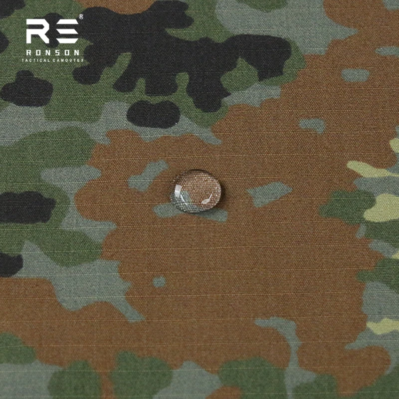 50% Nylon 50% Durban Jungle/todo Terrain De Ban camuflaje Ni tela De rejilla De algodón DIY bata táctica De rana IRR tela antiinfrarrojos - imagen 5