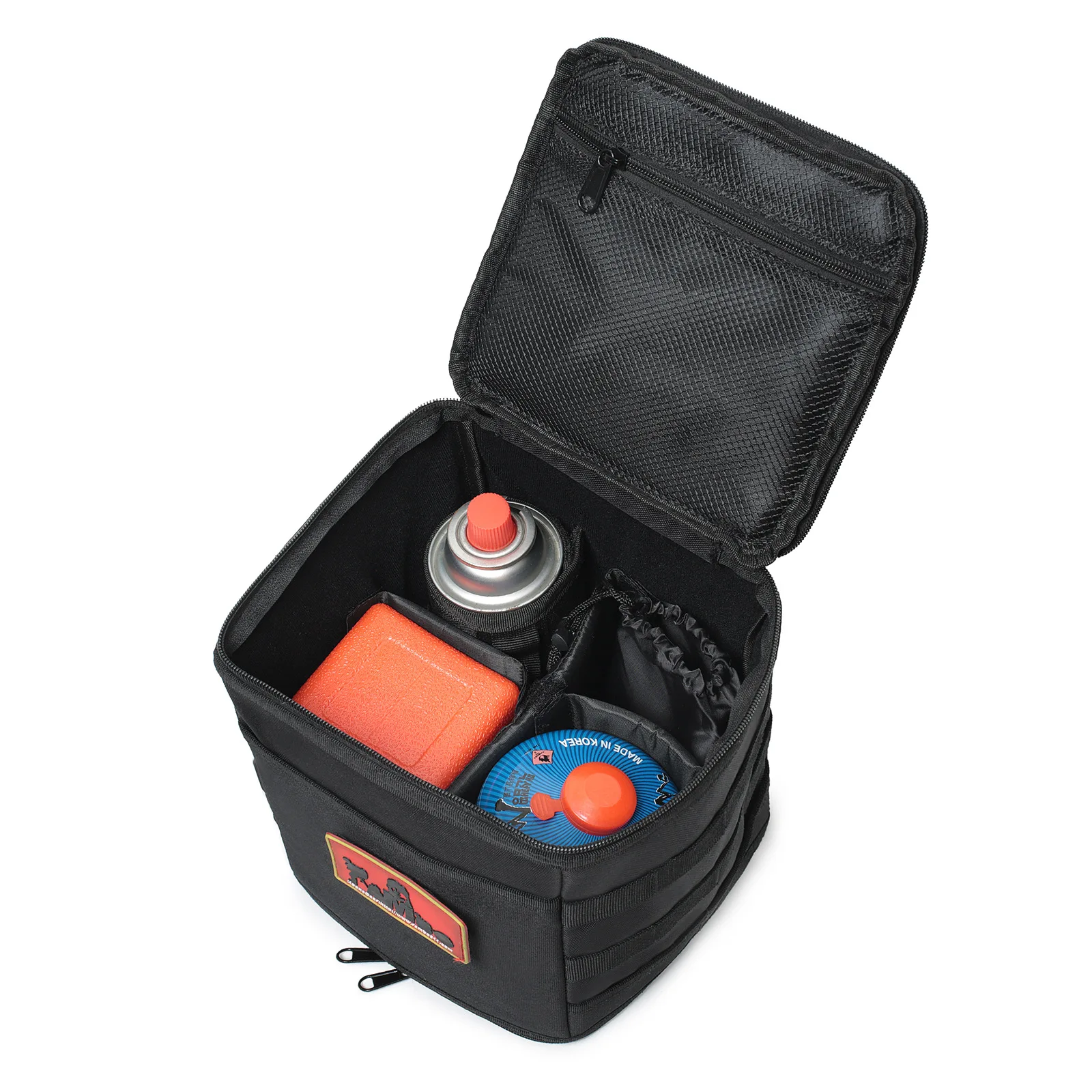 Bolsa de almacenamiento táctica para acampada de 7L, bolsa de mano de utilidad, organizador de maletero, bolsa de almacenamiento de lata de Gas - imagen 2