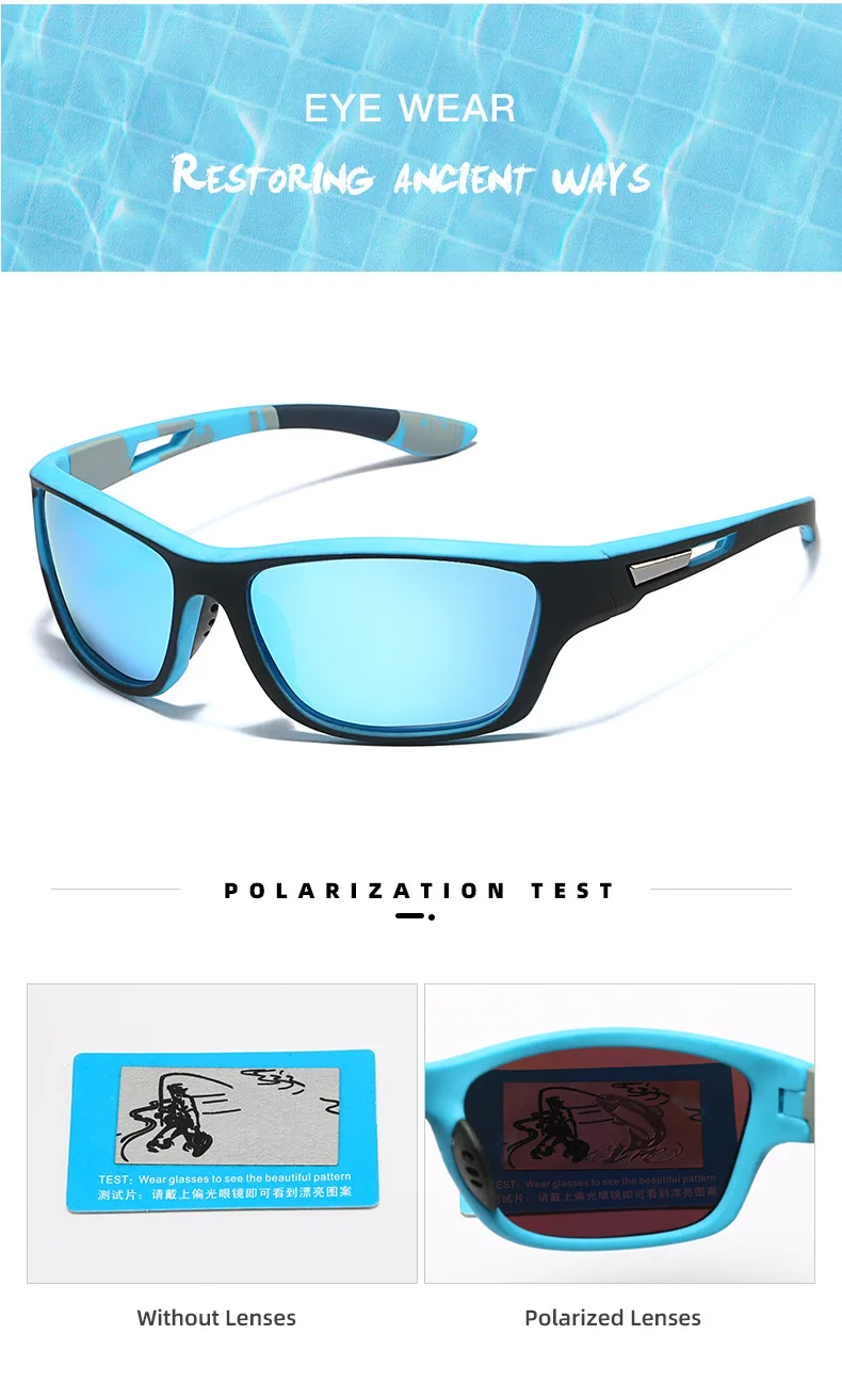 2025 nuevas gafas de sol polarizadas para hombres y mujeres, gafas para conducir al aire libre, gafas para senderismo, ciclismo, pesca, gafas de sol antideslumbrantes con protección UV400 - imagen 4