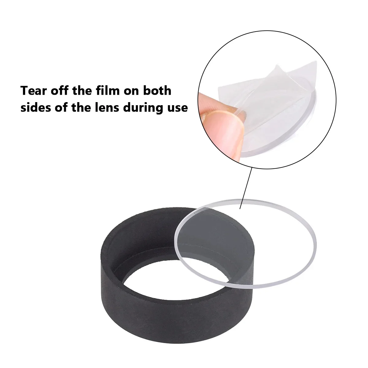 Protector de lente personalizado AD para SureFire M300B M600B X300 X400V Protector de armas de caza cubierta de linterna ligera 26MM 28MM 30MM 38mm - imagen 2