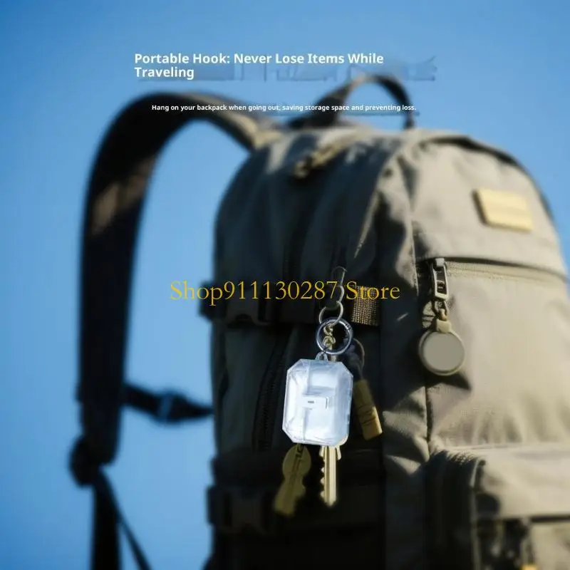 Funda protectora transparente J1HC Secure Lock para Pods Pro3 con luz carga LED y bolígrafo limpieza incluido