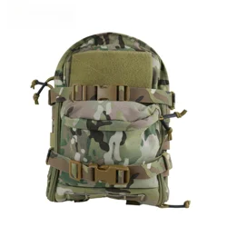Mochila táctica 500D nylon con cremallera lateral reforzada