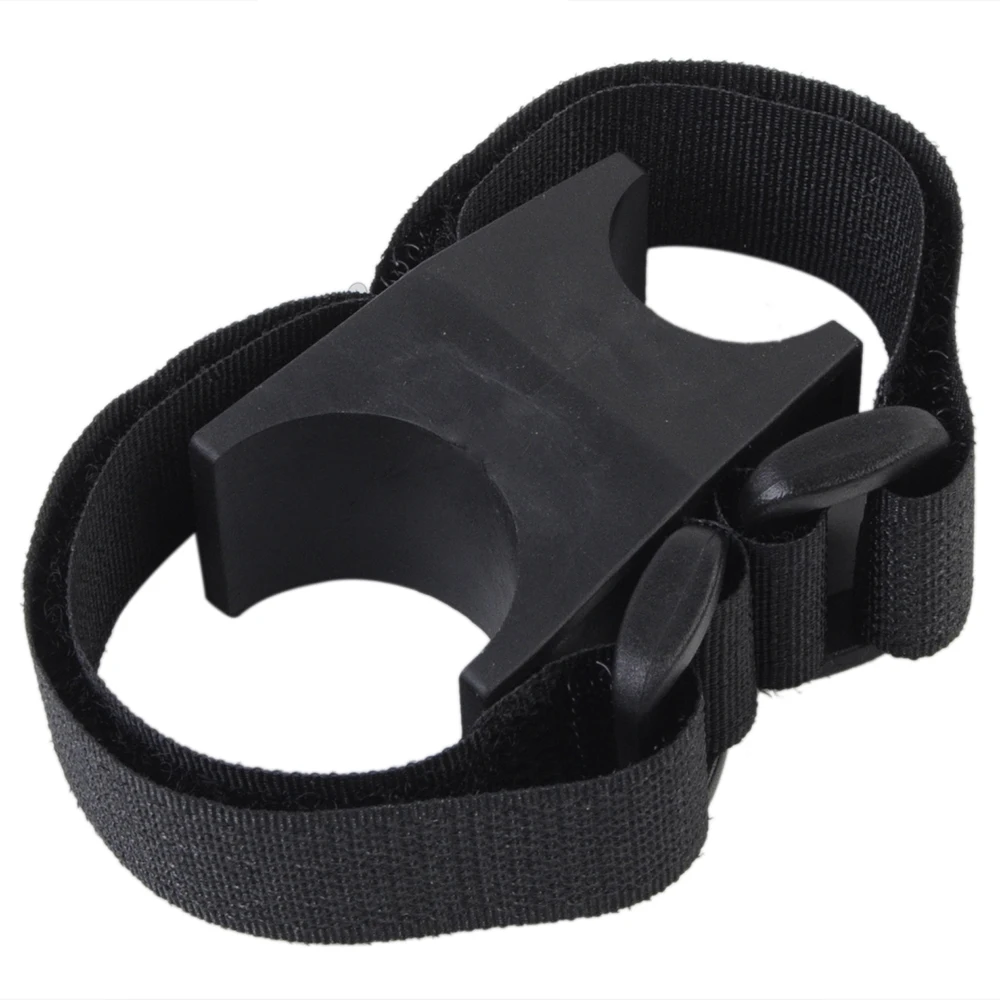 Correa multiusos para bicicleta, linterna LED, soporte de montaje para antorcha, abrazadera de bloqueo para bicicleta, banda de gancho y bucle, accesorios para bicicleta de montaña - imagen 4