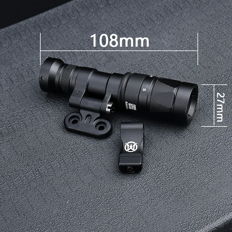 WADSN M340W Scout Light M340, linterna táctica, luz blanca, Airsoft, arma, antorcha con montaje MLOK, AR15, Rifle, lámpara de caza - imagen 4