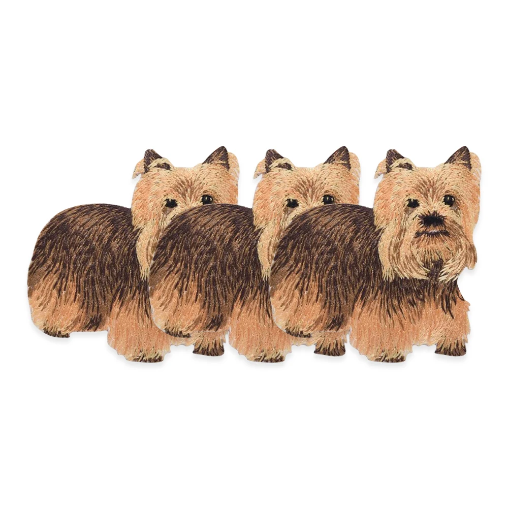 Parches bordados para cachorros y perros marrones, parches bordados para planchar para ropa, chaquetas, sudaderas, abrigo, bolsa de dibujos animados, buenos regalos - imagen 2