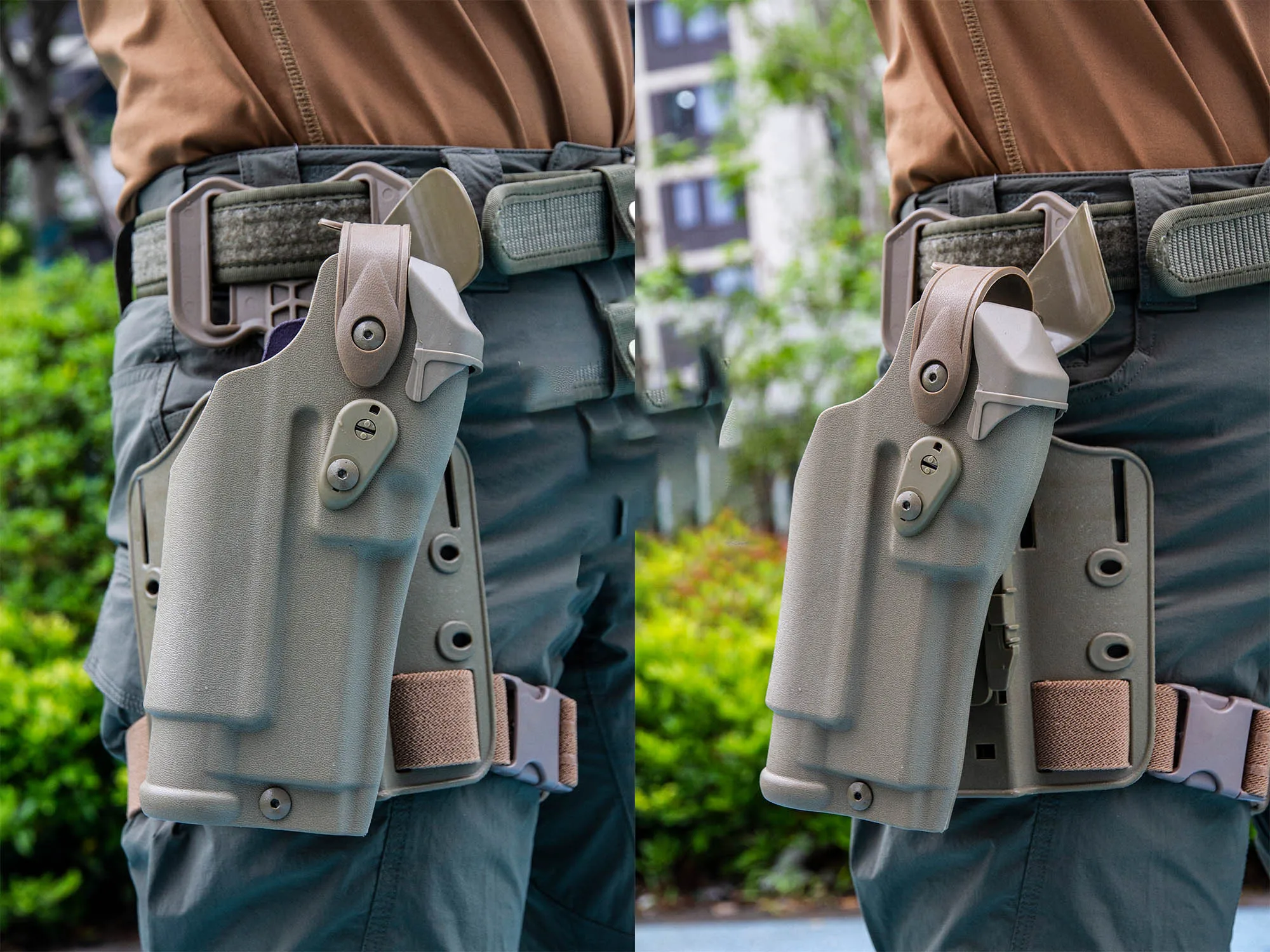 Pierna táctica abrazando pierna Molle cubierta de cintura especial hundimiento cintura pierna módulo de combinación - imagen 2