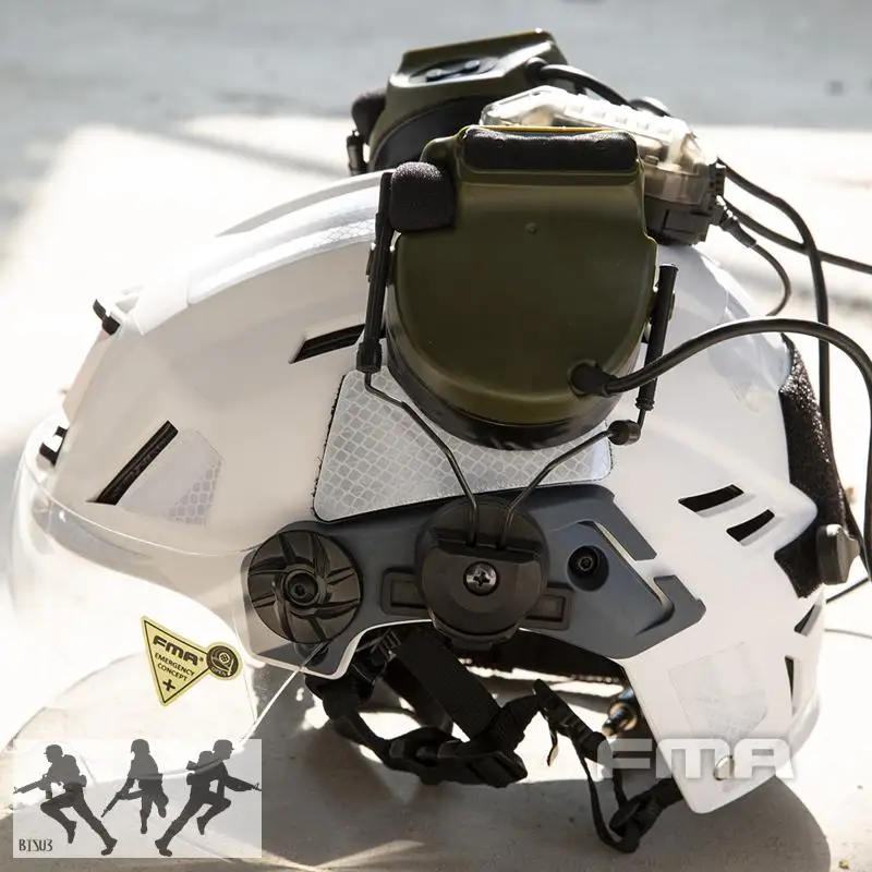 FMA Tactical Wendy Helmet EX 3.0 TW Team Headset Buckle Bracket Rail Adapter Airsoft Hunting Helmet Accessories - imagen 4