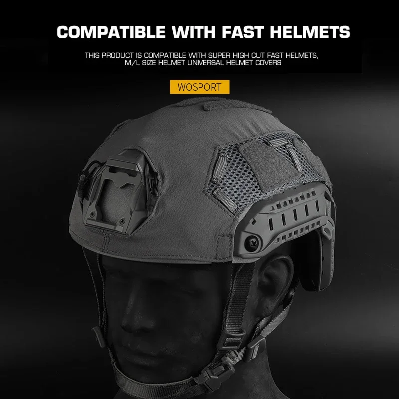 Tela de cubierta de casco de corte súper alto (M/L) para casco FAST SF - imagen 5