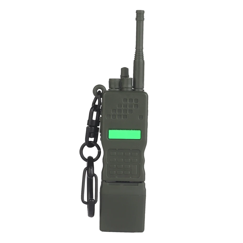 LLavero de PRC-152 Walkie Talkie, llavero modelo de radio simulado estilo Baofeng AR-152, colgante de mochila de decoración de regalo táctico CS - imagen 3