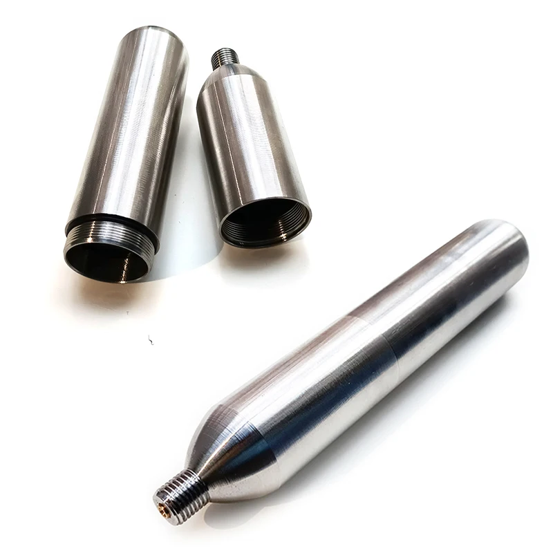 Recambio de cilindro de Gas de alta presión, 33g, 45g, 1/2-20UNF, 3/8-24UNF, para cocina, neumático, café, vino, Soda, cerveza, Bar, chaleco salvavidas, Airbag - imagen 4