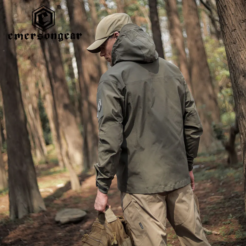Emersongear Tactische Jas Heren Stretch Ergonomische Jachtjas Waterdicht Winddicht Buitensportuitrusting Kamperen Wandelen Vissen - imagen 4