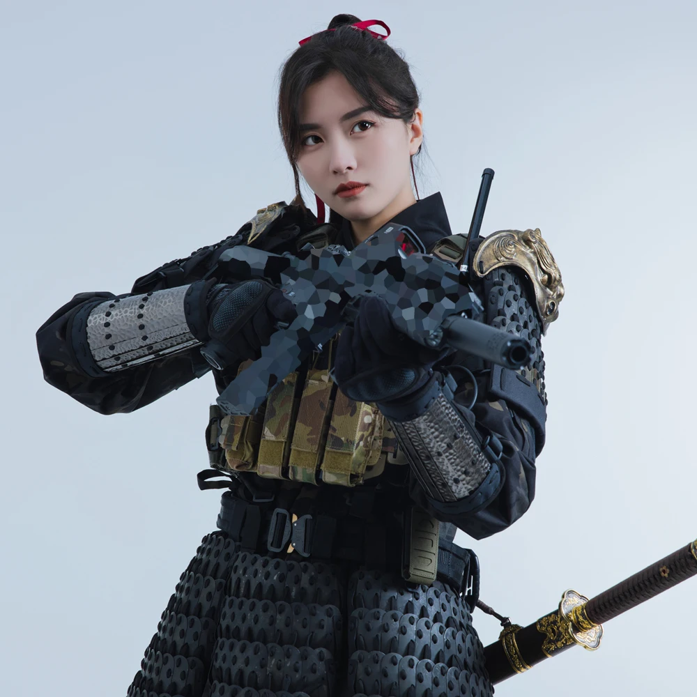 Armadura táctica con patrón de martillo, protector de brazo forjado, protector de muñeca, armadura de mano, armadura de madera, protector de bloqueo, protector de brazo, protector de muñeca - imagen 2