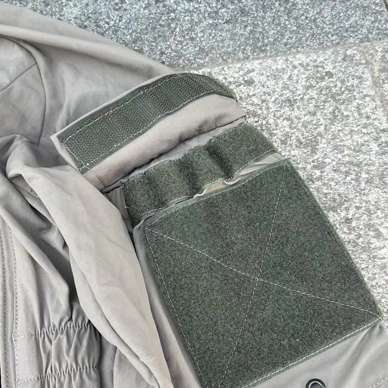 Sello deportivo táctico PCU L5 gris 160D nailon suave traje de asalto chaqueta de caza con cremallera chaqueta a prueba de viento para senderismo - imagen 5