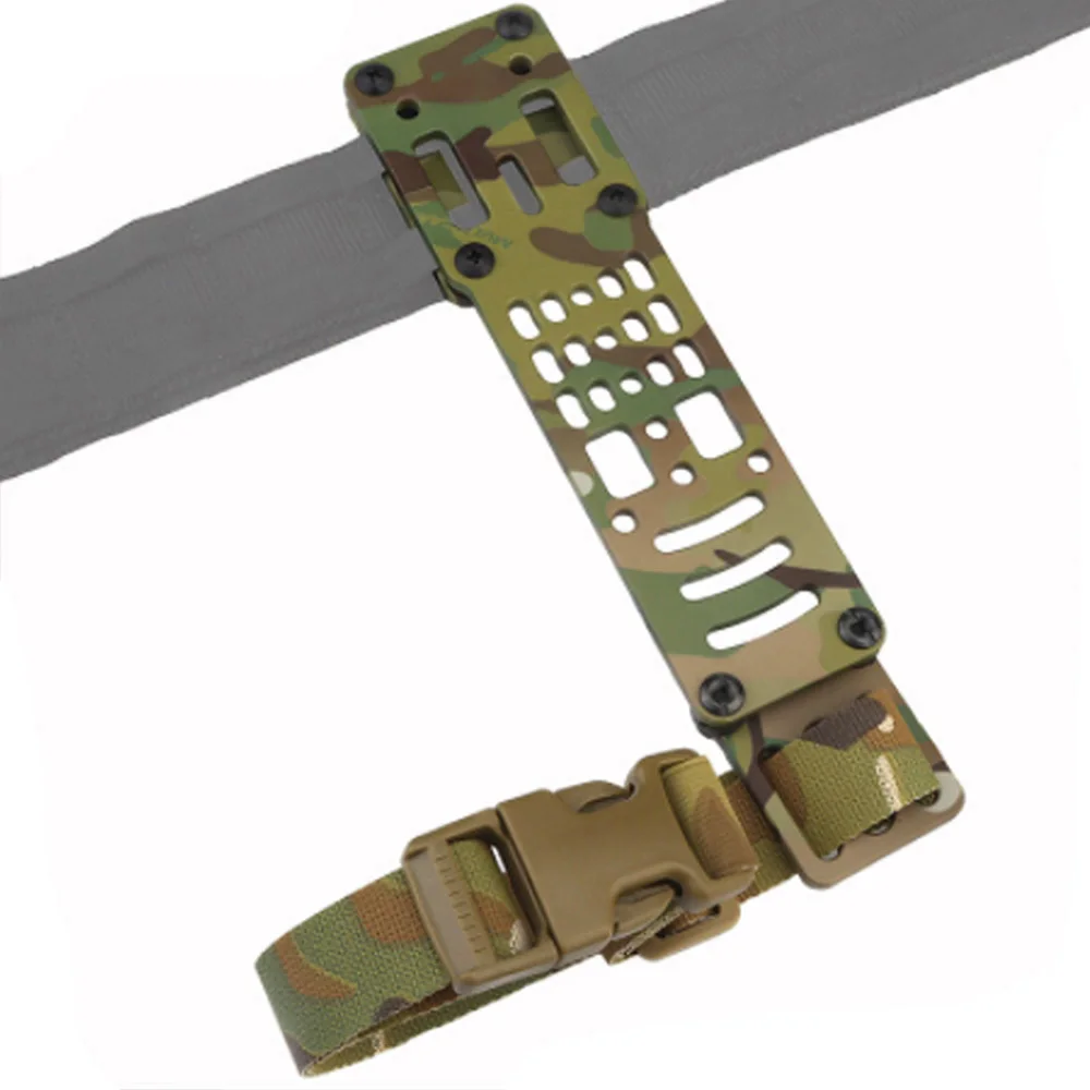 Adaptador de funda de pistola Modular de Metal, Kit de correa de pierna, Compatible con plataforma QLS para caza, dibujo rápido - imagen 3
